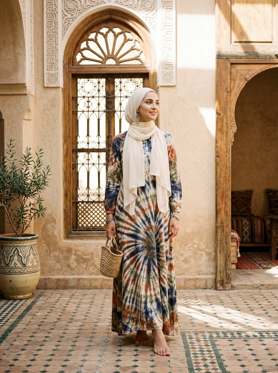 Pakistani Handcrafted Tie-Dye Dress