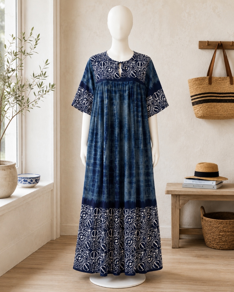 Tie-Dye Maxi Dress