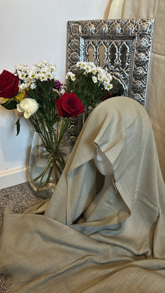 [TURKI-019] Mushroom Taupe Turkish Cotton Hijab