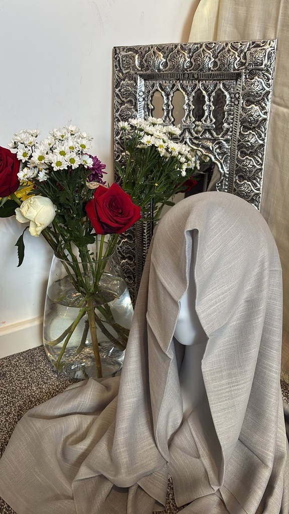 [TURKI-023] Dove Gray Turkish Cotton Hijab