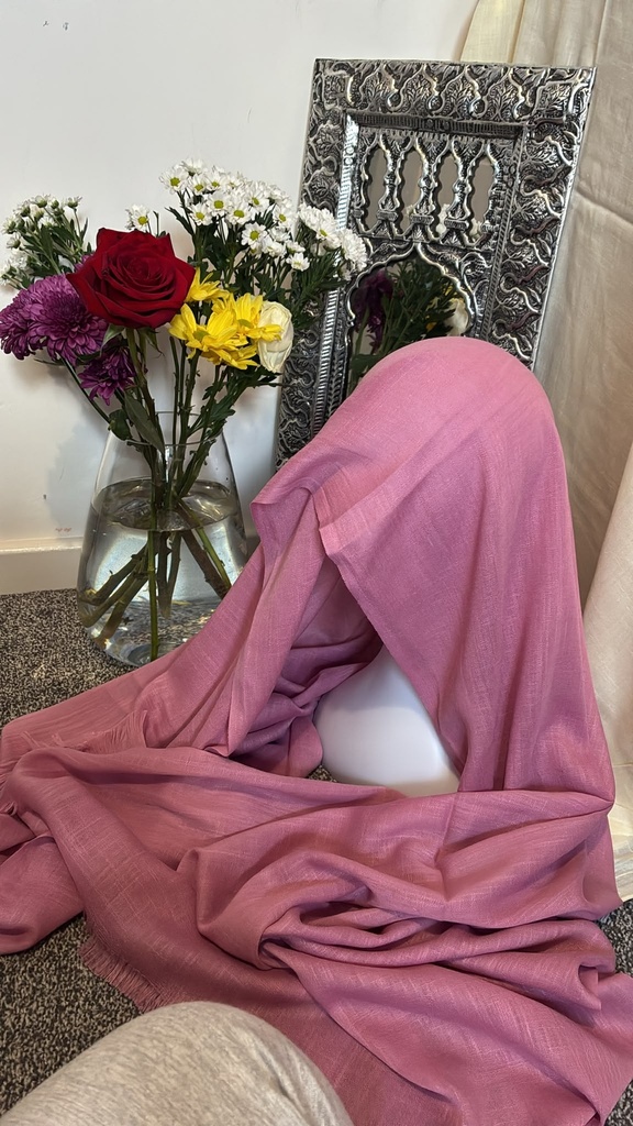 [TURKI-034] Dusty Rose Turkish Cotton Hijab