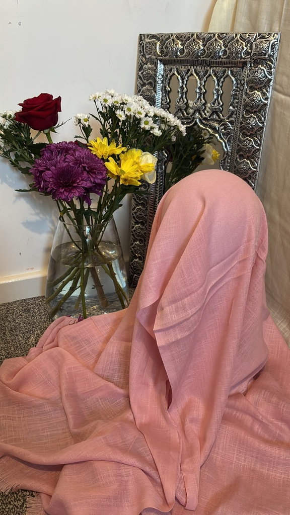 [TURKI-039] Blush Pink Turkish Cotton Hijab