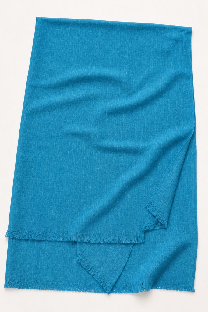 [TURKI-002] Cyan Turquoise Turkish Cotton Hijab