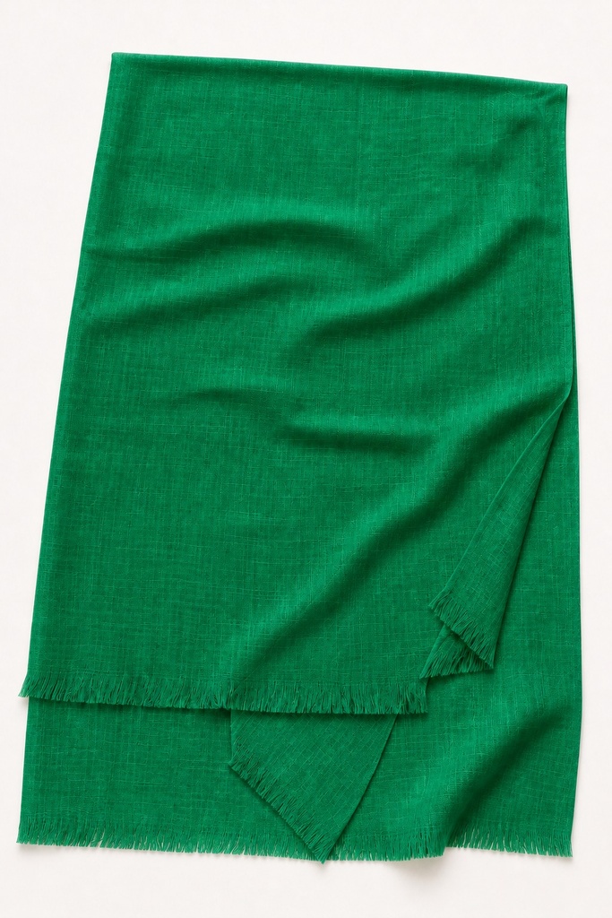 [TURKI-007] Emerald Green Turkish Cotton Hijab