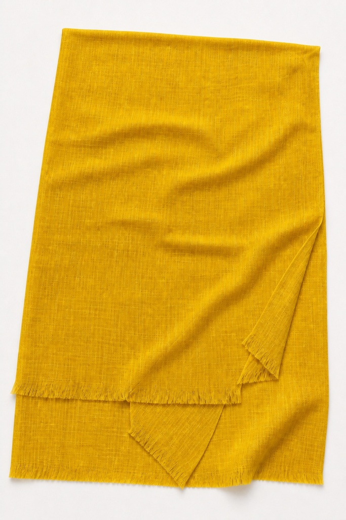 [TURKI-009] Saffron Yellow Turkish Cotton Hijab